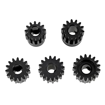 Amazon.co.jp: DKKY 5個 32DP M0.8 モーターピニオンギア メタル